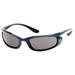 Harley-Davidson Men's B&S Plastic Sunglasses, Navy Blue Frame & Smoke Gray Lens, Harley Davidson