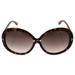 Tom Ford FT388 50F Gisella - Brown Marble/Brown Gradient by Tom Ford for Women - 58-15-140 mm Sunglasses