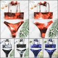 Women Bikini Set Push-up Padded Bra Swimsuit Swimwear Triangle Bathing Suit