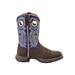 Durango Womens Lady Rebel Twilight N' Lace Saddle Western Western Cowboy Boots Mid Calf Low Heel 1-2"