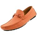 Amali Mens Smooth Dress Slip On Shoes Danny Orange Size 15