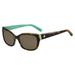 Kate Spade KS Johanna Sunglasses 0KL3 Havana Matte Z Aqua