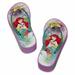 Disney Store Princess Ariel The Little Mermaid Platform Flip Flops Sandals Shoes Girl Size 11/12