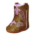 Blazin Roxx 4421602-04 Infant Girls Gracie Bucker Boot, Brown - Size 0