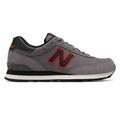 New Balance Men's 515 Shoes Grey with Black & Red