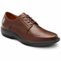 Dr. Comfort Classic Men's Dress Shoe: 9 Wide (E/2E) Chestnut Lace