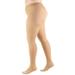 Truform Pantyhose, Plus Size Full Figure: 20-30 mmHg, Beige, Medium