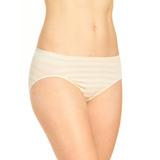 Jockey Women's Seamfree Matte & Shine Hi Cut Brief, Sandy Shimmer, 5