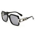 Modern Hip Hop Gold Retro Shades UV Protection for Men and Women