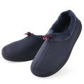 Men's Comfort Memory Foam Suede Moccasin Slippers Winter Warm Slip on House Shoes