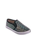 Design08K by Forever Link, Children Rhinestone Crystal Slip On Sneaker - Kids Girl Sporty Loafer