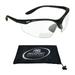proSPORT Bifocal Safety Reader Glasses Men Women with Z 87 Clear Lens Reading Magnification +2.00