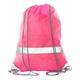 Mato & Hash Reflective Cinch Bag High Visability Great For Runners & Events - 2PK Shock Pink CA2525