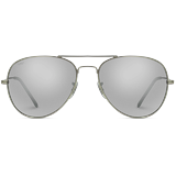 WearMe Pro - Aviator Full Silver Mirror Metal Frame Sunglasses
