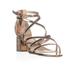 Material Girl Womens Minez Open Toe Special Occasion Strappy Sandals