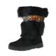 Bearpaw Womens Kola II Mid-Calf Feathered Winter Boots