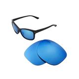 Walleva Ice Blue Polarized Replacement Lenses for Oakley Drop In Sunglasses