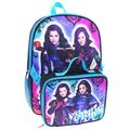 Disney Descendants "Stylin" Backpack with Lunchbox - black, one size