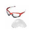 Walleva Clear Vented Replacement Lenses for Oakley Racing Jacket Sunglasses