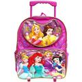 Disney Princess heart poket 16 inches Large Rolling Backpack