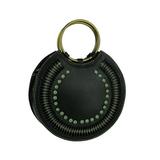 Montana West Cut-Out Collection Round Ring Handle Handbag with Crossbody Strap