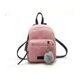 Women Mini Corduroy Backpack School Bags Travel Handbag Shoulder Bag Rucksack