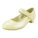 The Doll Maker Girl's Ankle Strap Medium Low Heel Mary Jane Dress Pump (Little Kid/Big Kid) - TD193015F-1