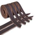 12 In. X 3/4 In. Genuine Cowhide Leather Belt Blanks Belt Strip Black Oil Tanned 5-6 Oz Thick