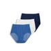 Women's No Panty Line Hip Brief Panties - 3 Pack