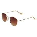 Retro Classic Round Metal Frame Sunglasses