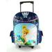 Large Rolling Backpack - Disney Tinkerbell Blue New School Book Bag 614225