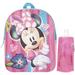 Minnie Mouse Backpack Combo Set - Minnie Mouse Girls 3 Piece Backpack Set - Backpack, Water Bottle and Carabina (Minnie Disney)