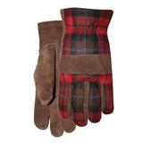 Midwest Gloves & Gear Large Thinsulate Lined Suede Leather with Wool Back Cold Weather Gloves