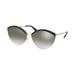 Sunglasses Prada PR 7 US U435O0 PALE GOLD/BLACK/GREY