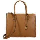 Michael Kors Mercer Large Leather Tote - Luggage - 30F6GM9T3L-230