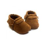 Topumt New Cute Baby Kids Boys Girls Shoes Tassel Suede Leather Shoes Toddler Moccasin Soft Crib Shoes 0-18M