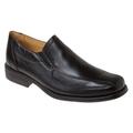 Berwyn Black Leather Venetian Loafer