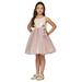 Cinderella Couture Pink Sequin Tulle Flower Girl Dress Little Girls
