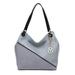 MKF Collection by Mia K. Farrow Camille Two Tone Vegan Leather Hobo Bag