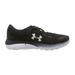 Under Armour Women's Shoes 3021964 Fabric Low Top Lace Up, Black/White, Size 8.0