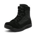 Nortiv 8 Men's Black Suede Military Tactical Boots Lightweight Leather Work Boots Delta-low Size 9 M US