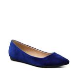 Penny Loves Kenny Women's Aaron Slip On Fashion Flats Blue Velvet 5.5 M