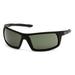 venture gear stonewall safety sunglasses, black, forest gray anti-fog lens