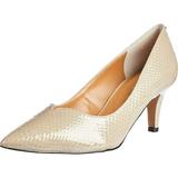 J. Renee Womens Abigaile Metallic Ruched Evening Heels