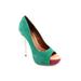 Boutique 9 Women's Claudius 2 Platform Pumps Heels, Green Multi