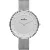 Skagen Women's Gitte Silver Stainless-Steel Plated Japanese Quartz Fashion Watch SKW2140