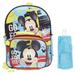 Mickey Mouse Boy's Backpack Combo Set -4 Piece Set - Backpack, Lunchbox, Water Bottle and Carabina