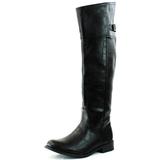 Breckelle'S Rider-82 Black Over Knee High Fashion Boots, Black Pu, 6 B(M) US