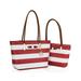 MKF Collection Purses and Handbags Designer For Women Reine 2PC Tote Set Purses Colorful Shoulder Bag by Mia K. Farrow