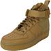 Nike Women's Sf Air Force 1 Mid Fif Elemental Gold / High-Top Leather Women' - 7M